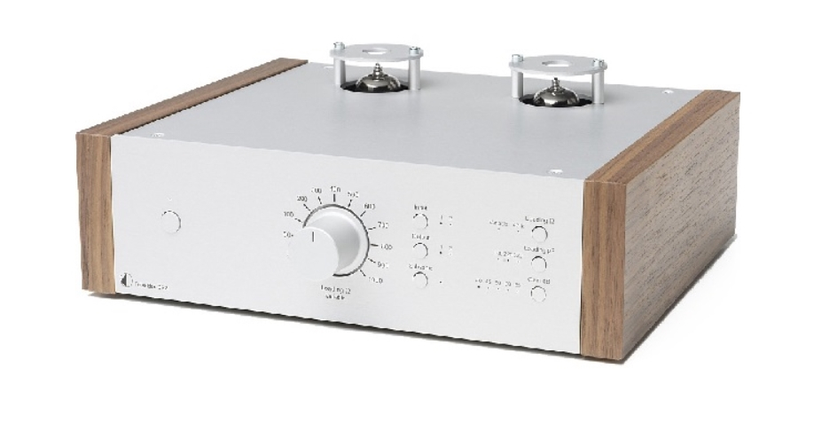Tube Box DS2 Silver/Walnut