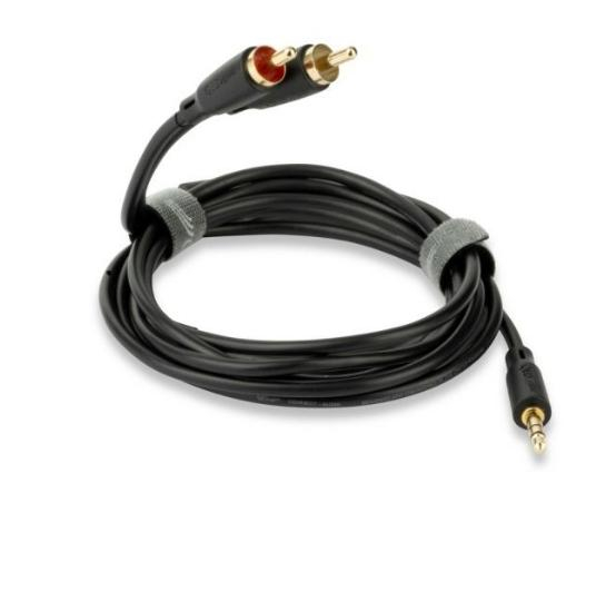 QE8111 Connect J2P Mini Jack 3.5mm - 2 RCA 0.75m
