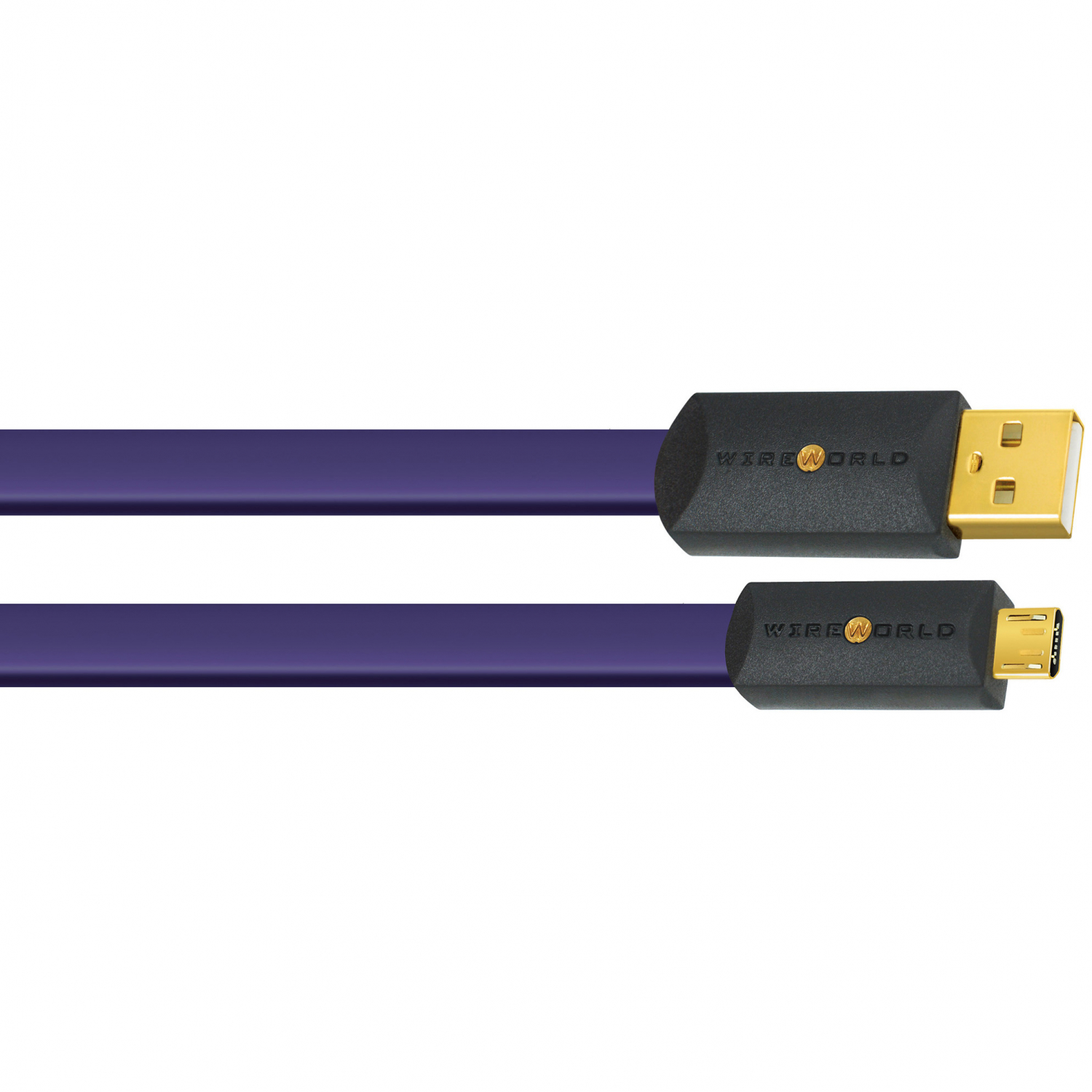 U2AM02.0M-8 Ultraviolet 8 USB 2.0 A -Micro B Flat Cab 2m