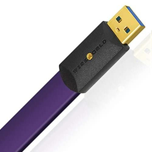 U3AM0.6M-8 Ultraviolet 8 USB 3.0 A-Micro B Flat Cab 0.6m