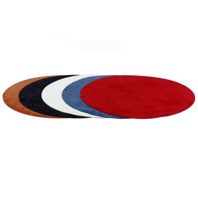 LEATher Platter Mat Black
