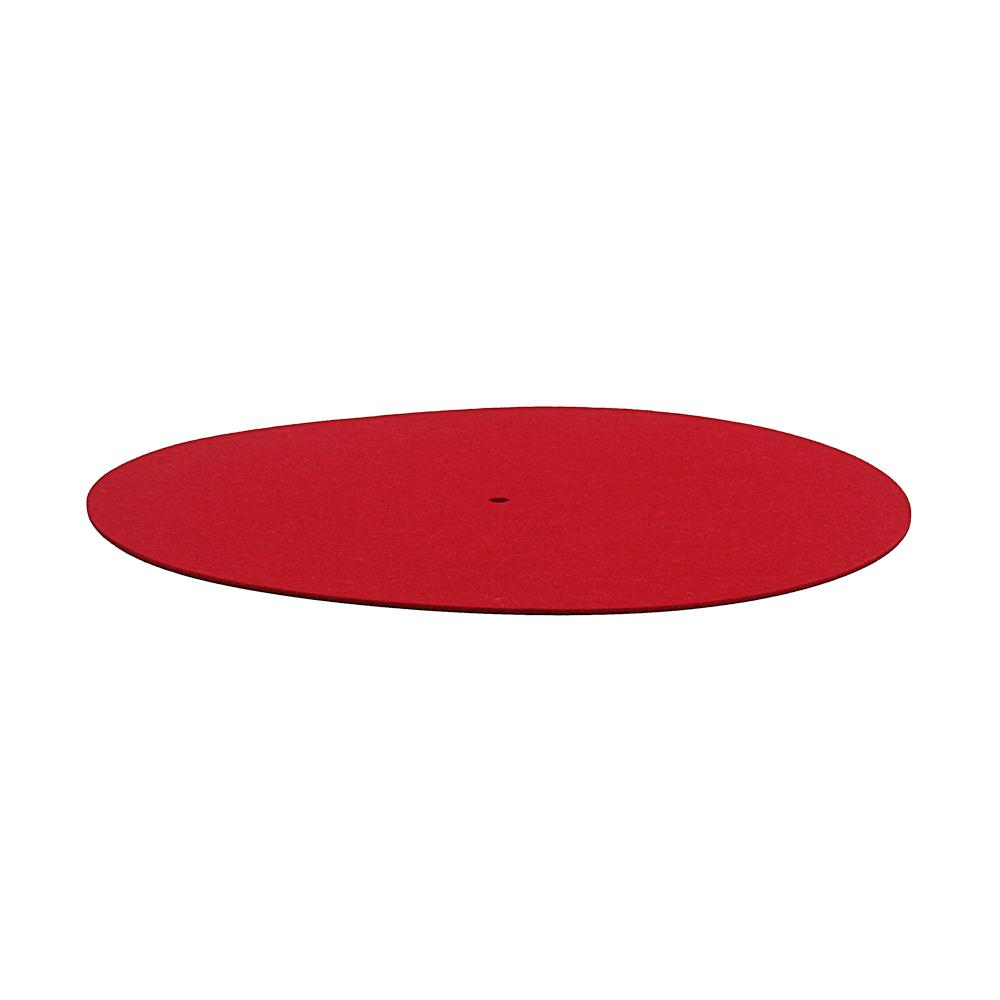 LEATher Platter Mat Red